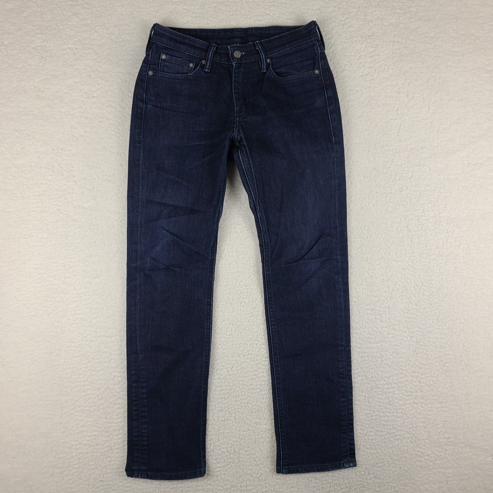 Levi's 511 Jeans Mens 28x30 Slim Fit Blue Dark‎ Wash Fits 28x28 GC